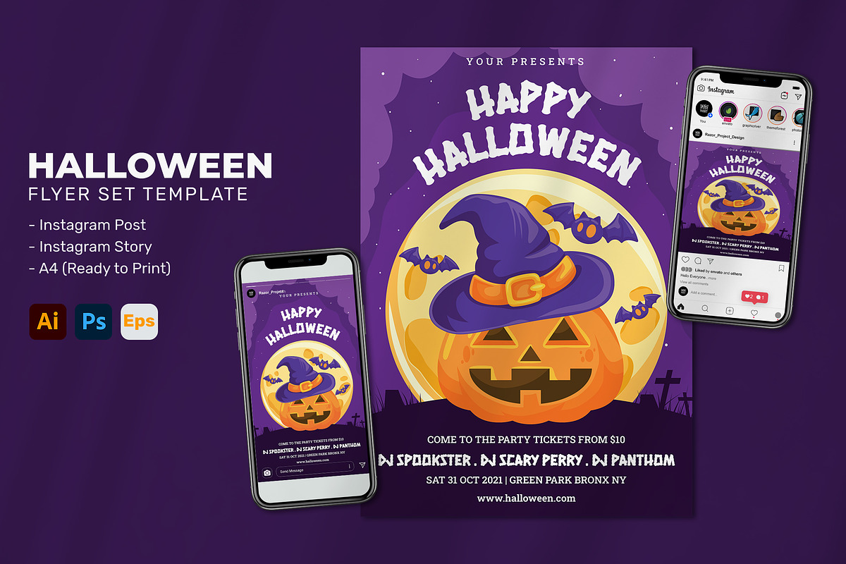 Halloween Pumpkin Party Poster