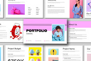 Portfolio Presentation Layout, a Presentation Template by Mighty-Slide (Thumbnail 1 of 5)