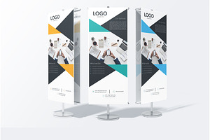 Business Corporate Roll Up Banner, a Marketing Template by Design4u_786