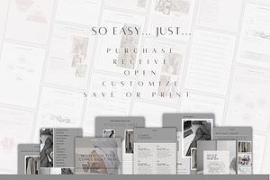 Aesthetic Ebook Template Kit Canva