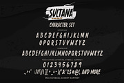 SULTANA - Fun Hand Drawn Font, a Font by Gassstype (Thumbnail 8 of 8)
