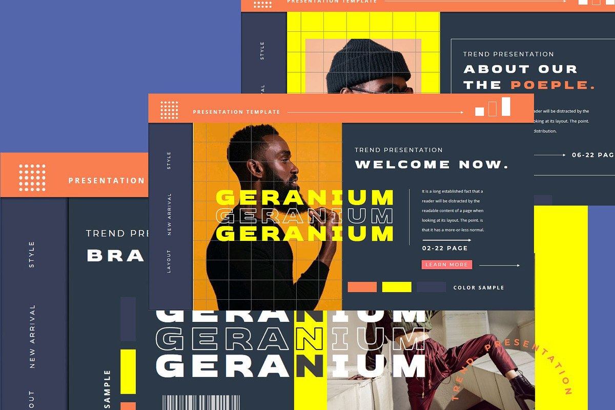 GERANIUM Google Slide Template, a Presentation Template by GridlineType (Photo 2 of 9)