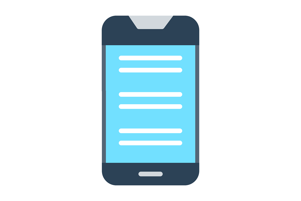 Mobile phone Flat Icon, a Duotone Icon by Pexelpy (Photo 2 of 2)