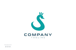 Swan queen logo design letter s, a Branding & Logo Template by mhafifuadi
