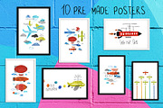 I Believe I Can Fly. Gouache Set., a Transportation Illustration by Annakniaz (Thumbnail 8 of 11)