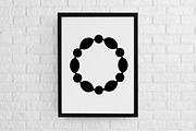 Fall Wreaths Silhouette SVG #2, a Decorative Illustration by newminddesign (Thumbnail 2 of 3)