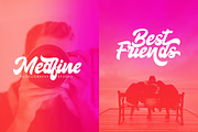 Vinyl Script, a Script Font by khurasan (Thumbnail 3 of 6)