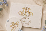 MB BM Wedding Monogram Logo, a Branding & Logo Template by LogoAV (Thumbnail 2 of 6)