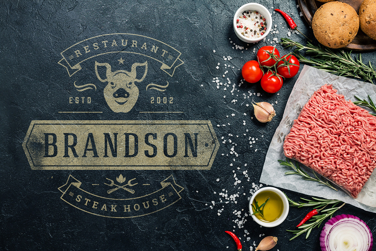 18 Barbecue Logos and Badges, a Branding & Logo Template by Vasya Kobelev (Photo 3 of 14)