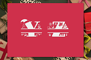 Christmas Monogram Font, a Font by Anastasia Feya (Thumbnail 7 of 8)