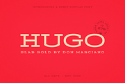 Hugo Slab, a Slab Serif Font by DonMarciano (Thumbnail 1 of 5)
