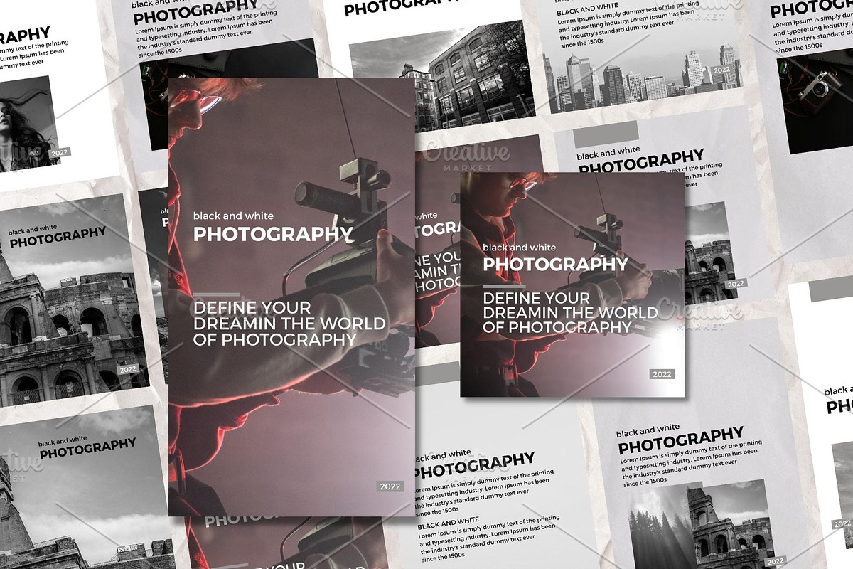 Black and White Photography, a Social Media Template by Aji Gallery (Photo 2 of 20)