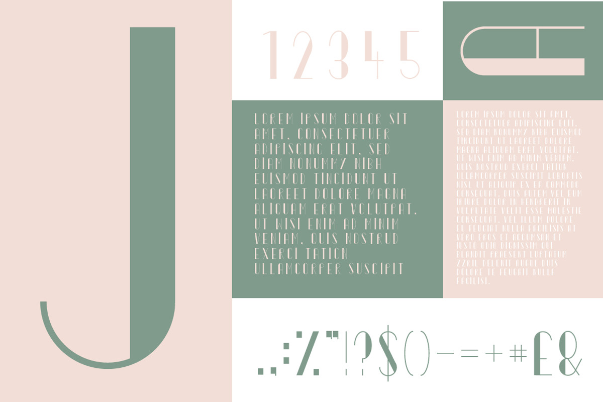 Ornate Typeface preview 3