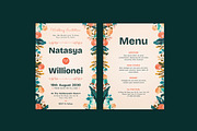 Floralies Wedding Invitation, an Invitation Template by iDoodle Studio (Thumbnail 1 of 4)