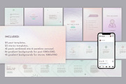 Grainy gradient Instagram templates, a Social Media Template by Elady (Thumbnail 2 of 11)