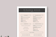 2 Page Resume & Cover Letter, a Resume Template by Glowing Pieces (Thumbnail 3 of 5)