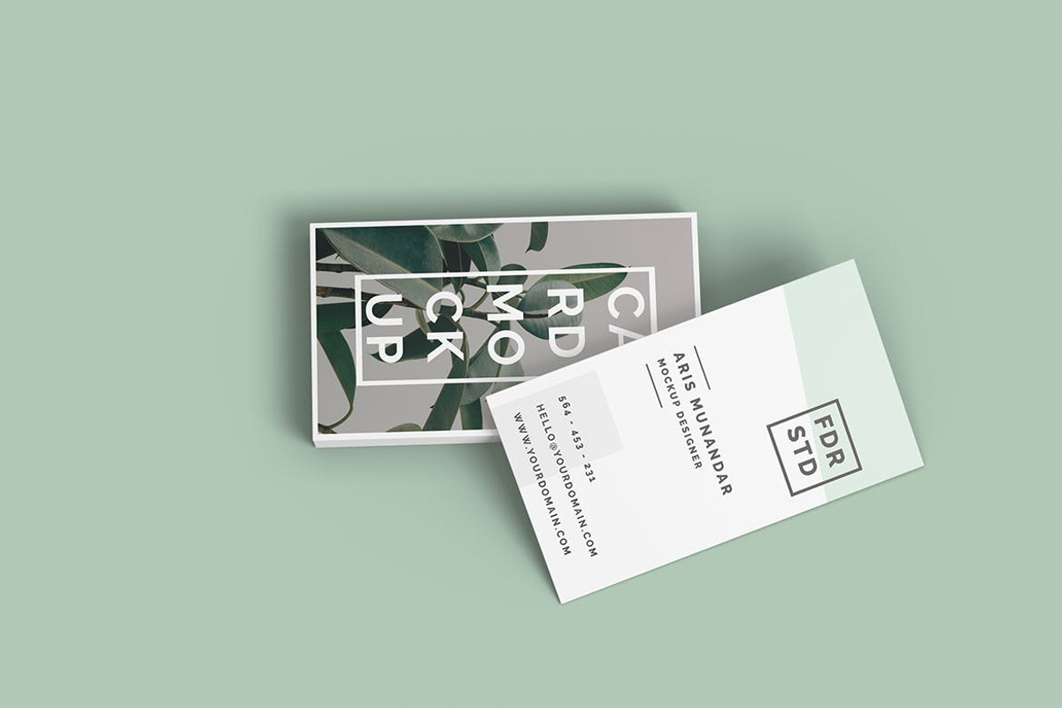 Business Card Mockup, a Business Card Template by FDR Studio (Photo 4 of 6)