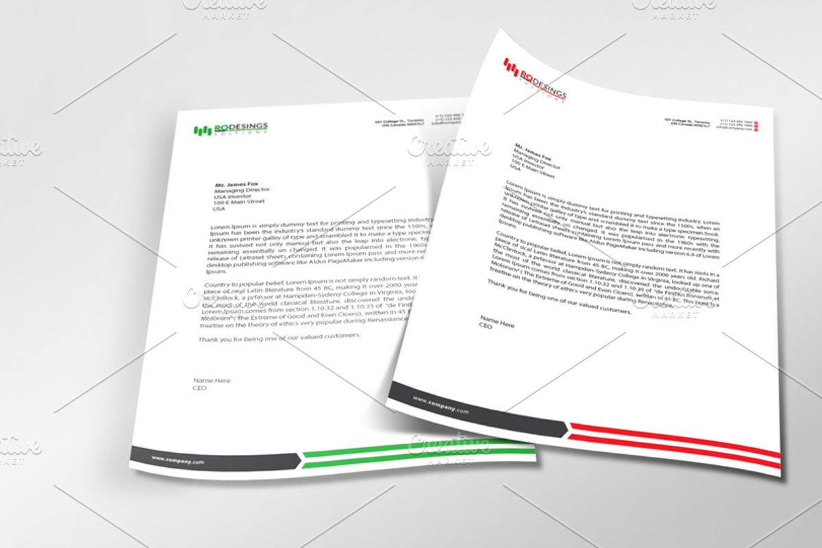 Letterhead, a Stationery Template by RQ Designs (Photo 8 of 8)