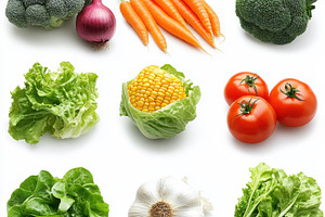 Fresh vegetables, broccoli, carrots,, a Food & Drink Photo by Pixeness Studio