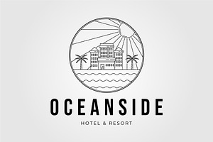 oceanside architecture logo design