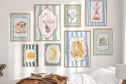 Nursery Wall Art Prints Bundle, a Background Graphic by Artemsky (Thumbnail 15 of 19)