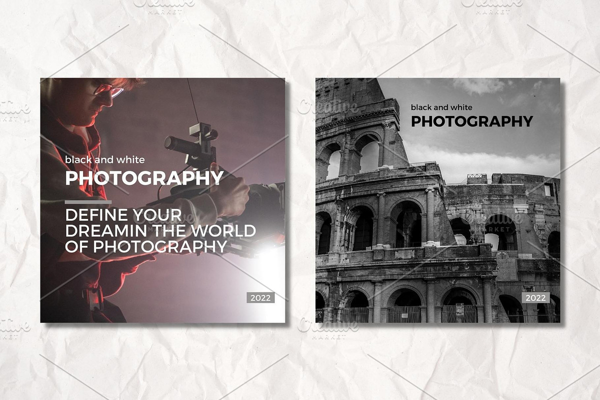Black and White Photography, a Social Media Template by Aji Gallery (Photo 7 of 20)