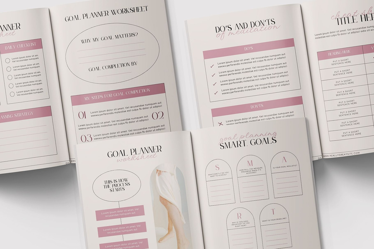 Coach Workbook Template CANVA preview 8