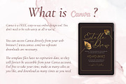 Canva *Elegant Wedding Invitation*, an Invitation Template by ElladesignCo (Thumbnail 4 of 5)