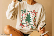 Christmas Merry & Bright Hand-Drawn, a Graphic by mh_arif (Thumbnail 3 of 4)