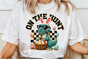 Crochet Dinosaur Easter Bunny Png, an Illustration by DreamCafeArt (Thumbnail 3 of 6)