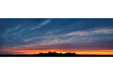 Beautiful scenery sunset evening sky, a Nature Photo by serkum