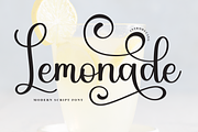 Lemonade | Script Font, a Handwritten Font by Scratchones (Thumbnail 1 of 9)