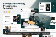 Lawyer and Attorney Google Slide, a Presentation Template by Annora Studio (Thumbnail 1 of 5)