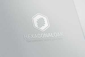 Hexagonal Oak Logo