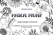 Magical Powder - typeface & elements, a Script Font by Kseniya_design (Thumbnail 1 of 7)
