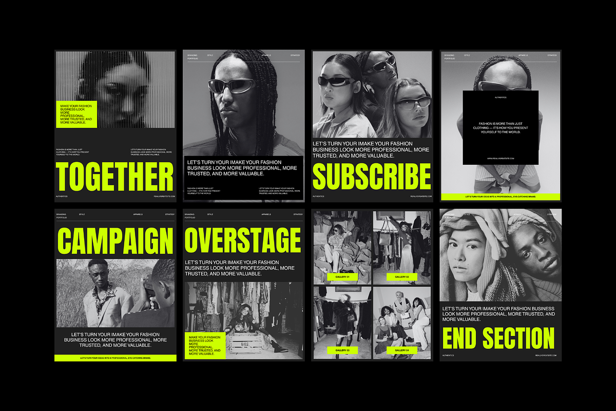 Brand Strategy Fashion Social Media, a Social Media Template by Creatorism (Photo 8 of 8)