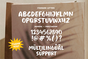 Sweet Almond - Handbrushed Font