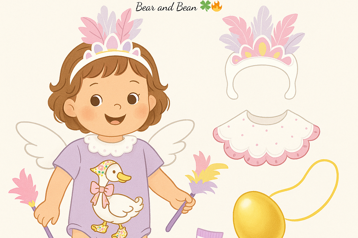 Angel Baby Character – Pastel Costum, a Graphic by Bear and Bean Studio (Photo 4 of 5)