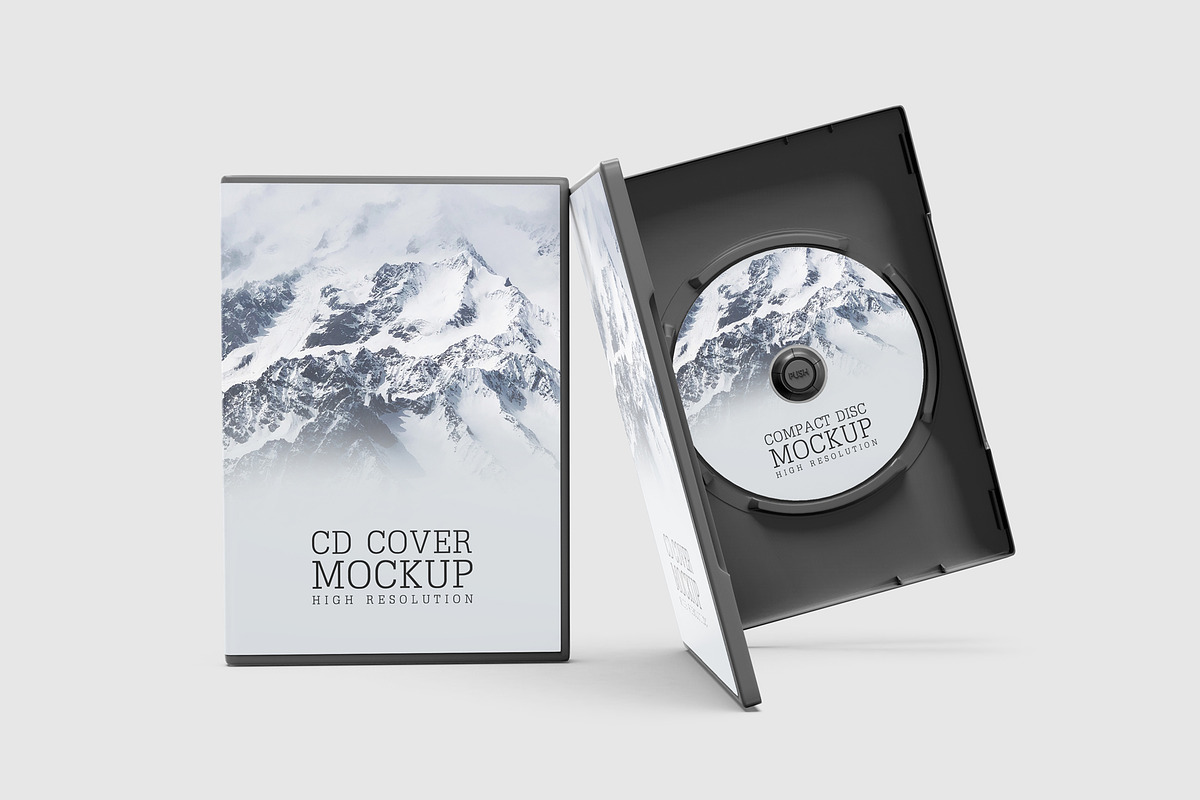 CD & Cover Mockup, a Product Mockup by ZAAS (Photo 11 of 17)