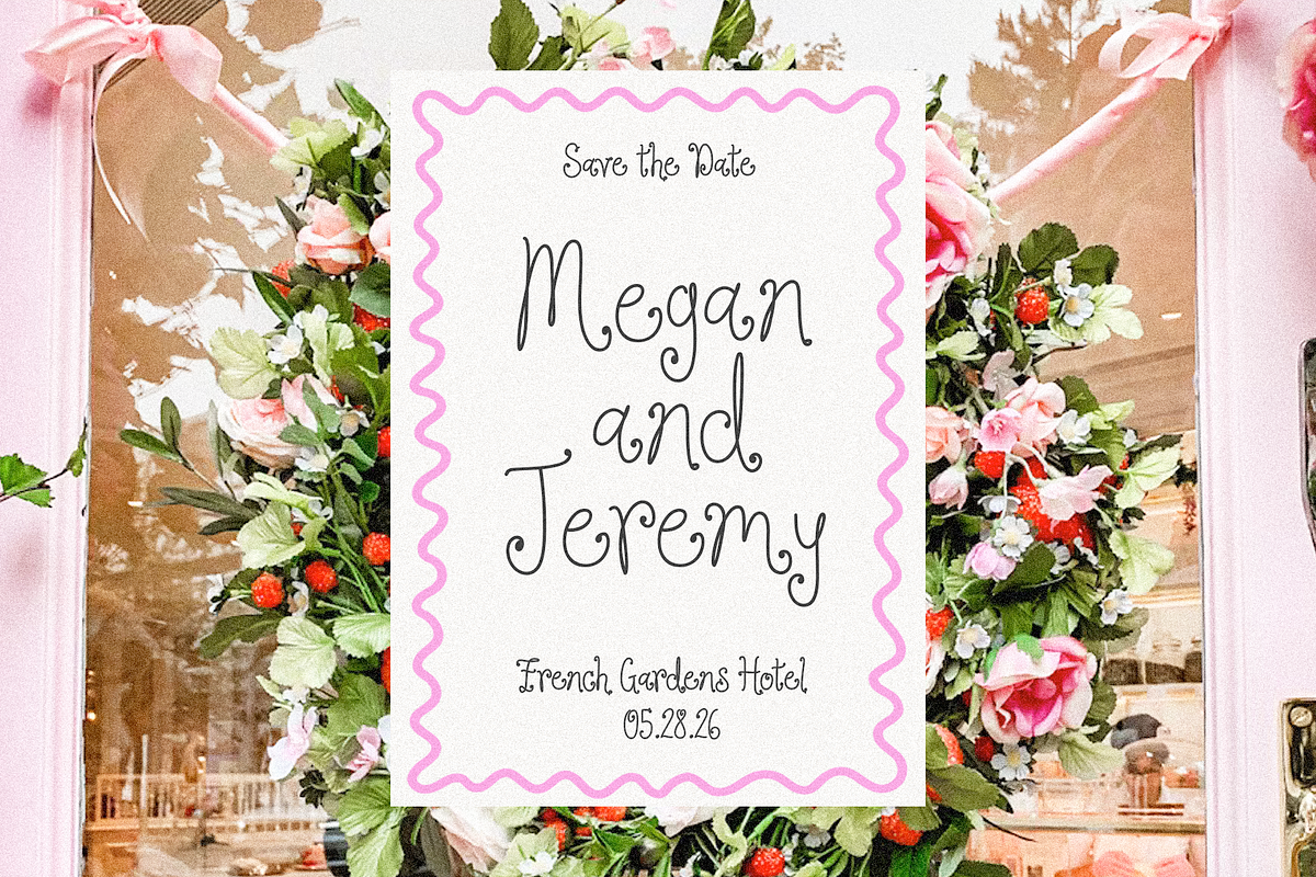 Nora Jean | Swirly Whimsy Font, a Handwritten Font by KA Designs (Photo 6 of 17)