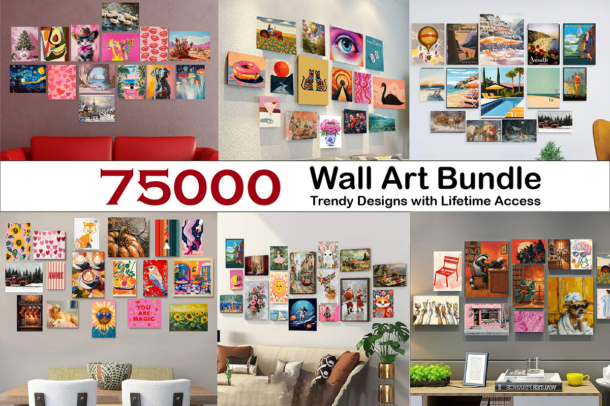 Entire Shop Sale, Bundle Wall Art, a Wallpaper Photo by Chipshpow Graphics (Photo 1 of 7)