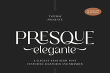 Presque Elegante - Ligature Font