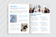 Modern Annual Report Template, a Brochure Template by pixelcreatx (Thumbnail 5 of 6)