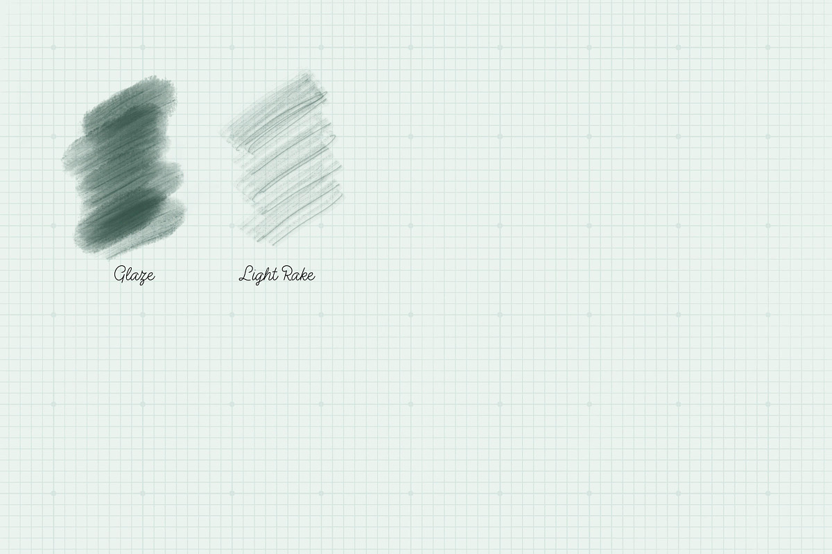 Procreate Acrylic Gouache Brush 16x, a Brush Add-On by Esther Nariyoshi (Photo 3 of 9)