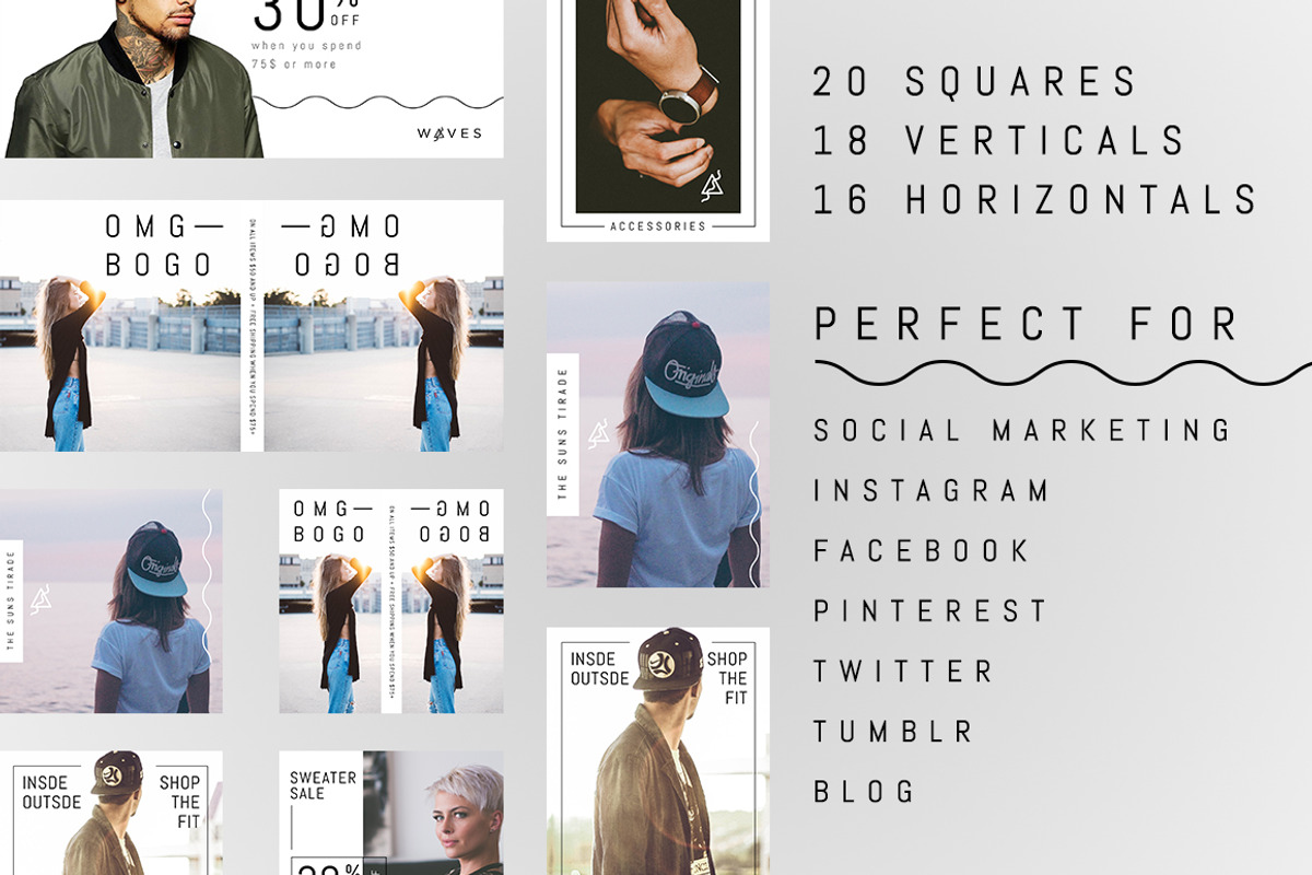 W  V E S-Social Media Pack, a Social Media Template by Everyday Monster Creative (Photo 2 of 6)