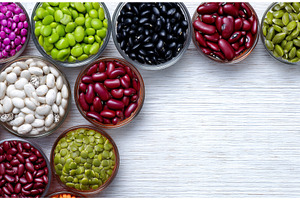 Beans, legumes, and green sprouts, a Food & Drink Photo by ZinetroN