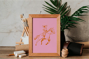 Western Illustrations Retro Bundle