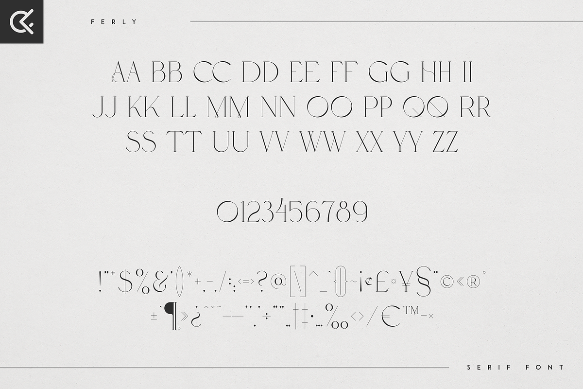 Ferly - Elegant serif font, a Serif Font by Only Fonts (Photo 8 of 10)