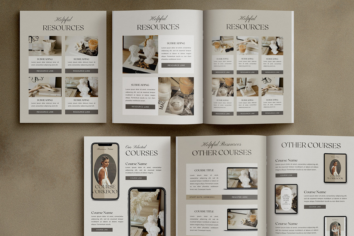 Classic Ebook Template CANVA, a Magazine Template by Studio Loire (Photo 13 of 17)