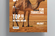 Travel Cover Magazine Template, a Magazine Template by MightyDesign (Thumbnail 3 of 8)